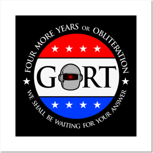 Gort, Gort for President, Presidential Election, Election, Posters and Art